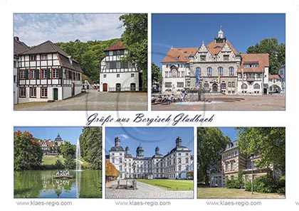 Postkarte, Ansichtskarte, Grusskarte, aktuell, neu, Standardformat, Bergisch Gladbach