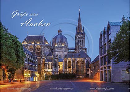 Postkarte, Ansichtskarte, Grusskarte, aktuell, neu, Standardformat, Aachen