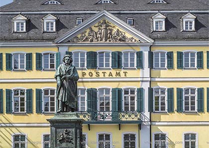 Postkarte, Ansichtskarte, Grusskarte, aktuell, neu, Standardformat, Bonn